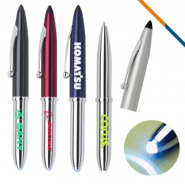 Logo Branded Gotoni 3in1 Metal Pen  Logo Branded Gotoni 3in1 Metal Pen