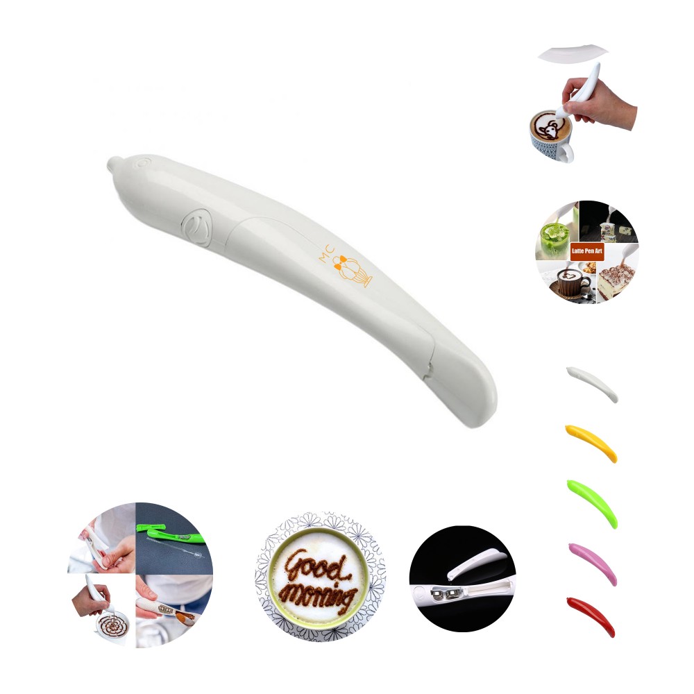 Latte Art Pen Logo Branded
