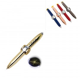 Logo Branded Led Fingertip Gyro Ballpoint Pen