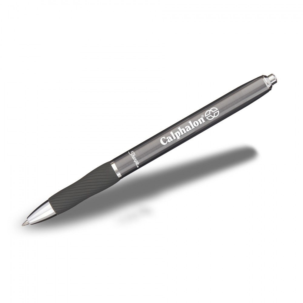 Sharpie S-Gel Pen Metal Barrel .07mm Point With Clip Black or Blue Inks USA MADE Logo Branded