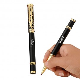 Custom Engraved Carved Design Luxury Ball Pen