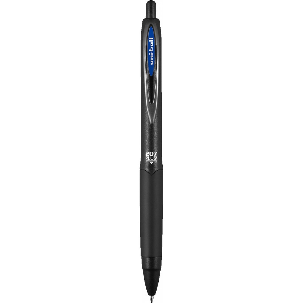 Uniball 207 Plus+ Gel Pen Blue with Blue Ink Custom Engraved