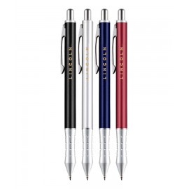 Custom Engraved Union Printed - Felix Solid Brass Click Metal Pen