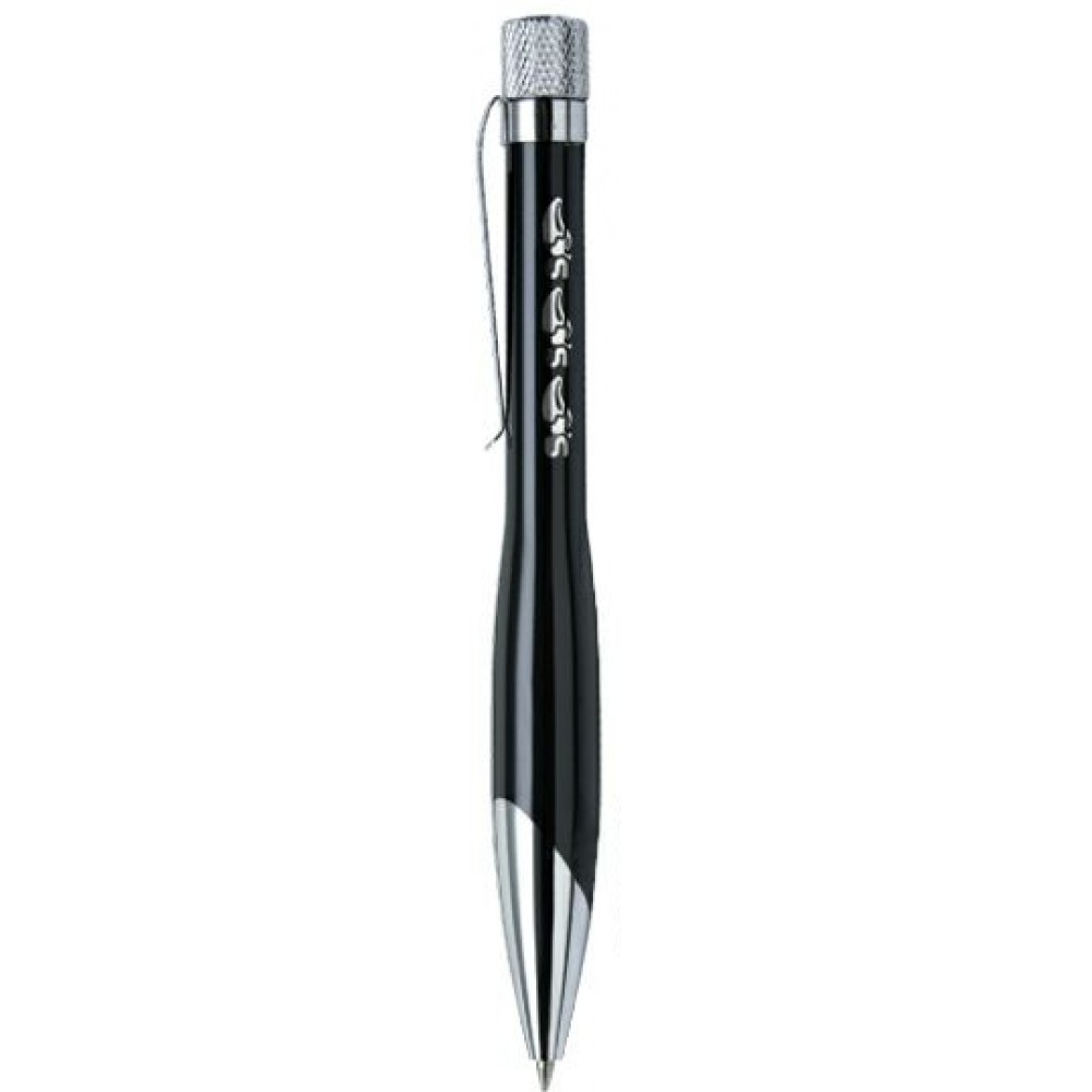 Twist Action Brass Ballpoint Pen w/ Chrome Plated Barrel & Lacquer Finish Logo Branded Twist Action Brass Ballpoint Pen w/ Chrome Plated Barrel & Lacquer Finish Logo Branded
