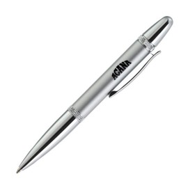 Niko Metal Pen - Silver Logo Branded  Niko Metal Pen - Silver Logo Branded