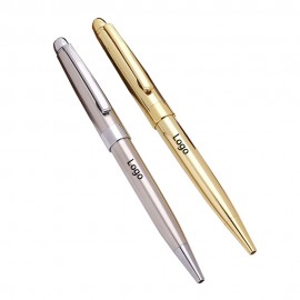 Retractable Metal Ballpoint Pen Logo Branded