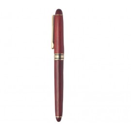 Logo Branded Eco-Friendly Rosewood Gel Pen