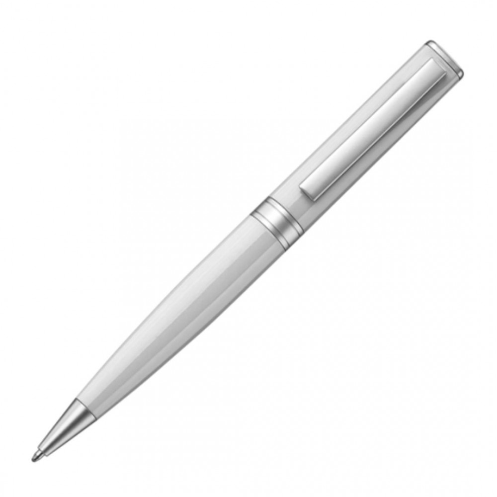 Donald Metal Pen - White Custom Imprinted