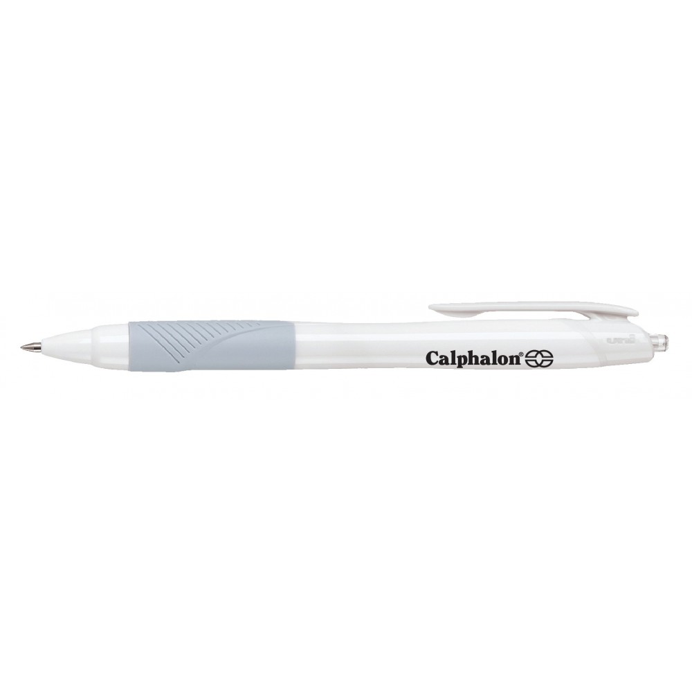 Custom Engraved Uniball Jetstream Sport White/Black Ink Roller Ball Pen