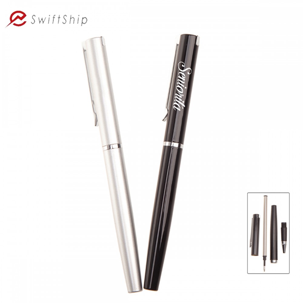 Logo Branded Two-tone Business Metal Signature Pen