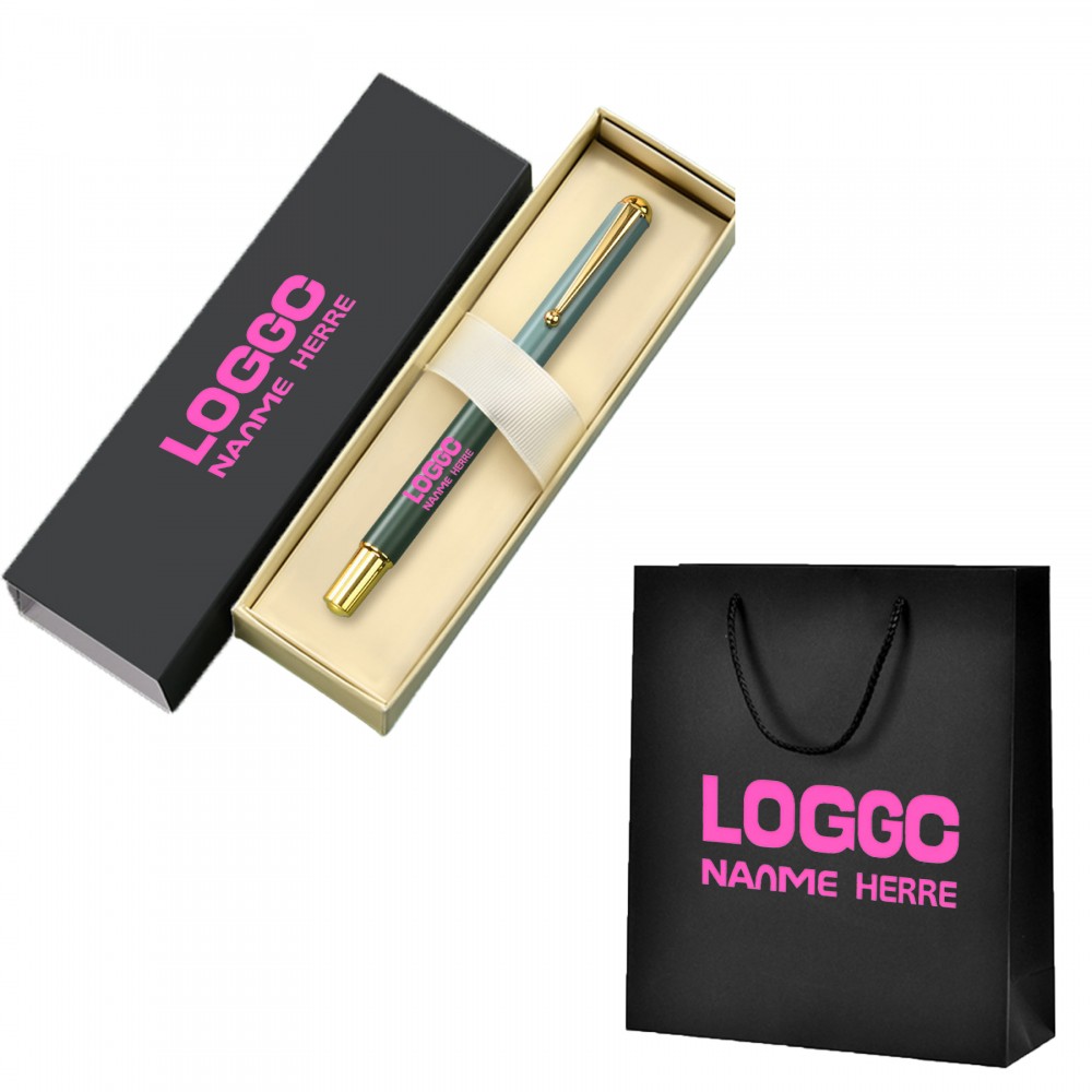 Custom Imprinted Fountain Pen Engravable Business Gift Set