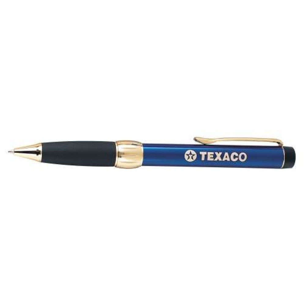 Logo Branded Metal Ballpoint Pen w/ Twist Action