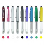 Custom Engraved 3 In 1 Touch Screen Pen With Led Light