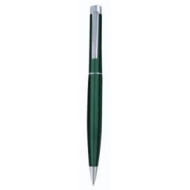 Logo Branded Silver Trim Slim Pen (Screened)