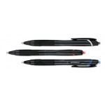 Uni-Ball JetStream Sport Retractable Ball Point Pen w/ Textured Grip WITH BLACK,BLUE,RED INK Custom Engraved