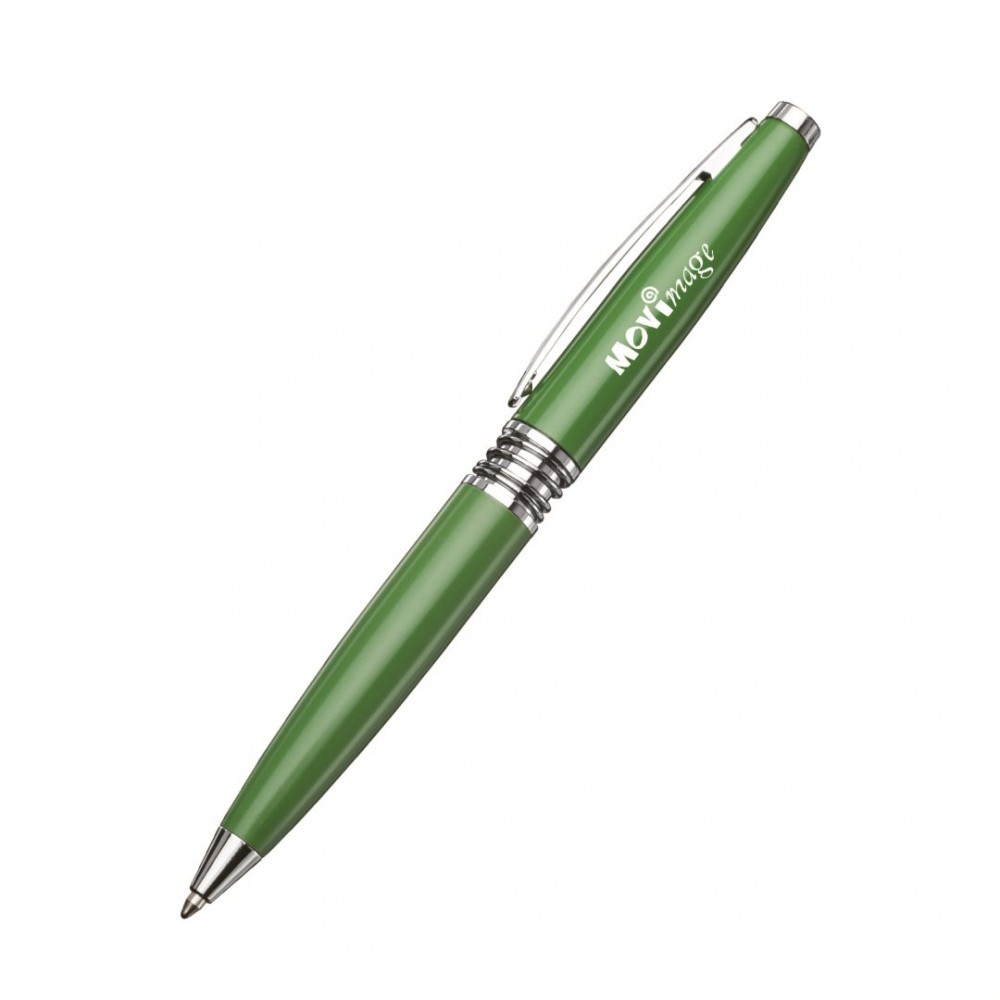 Signia Ballpoint Pen - Green Custom Imprinted