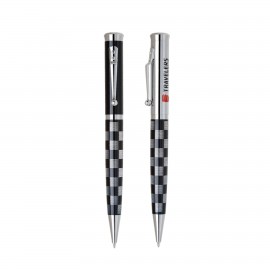 Logo Branded Twist Action Metal Ballpoint Pen