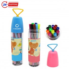 Logo Branded 12-color Painting Washed Pen  Logo Branded 12-color Painting Washed Pen
