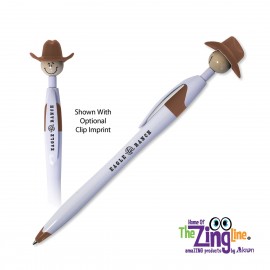 Custom Imprinted Cowboy Smilez Pen
