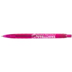 Logo Branded Lusitano Retractable Ballpoint Pen - Pink