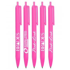 Click-A-Stick II - Awareness Pink Barrels Custom Imprinted