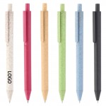 Custom Imprinted Recyclable Wheat Straw Ballpoint Pen