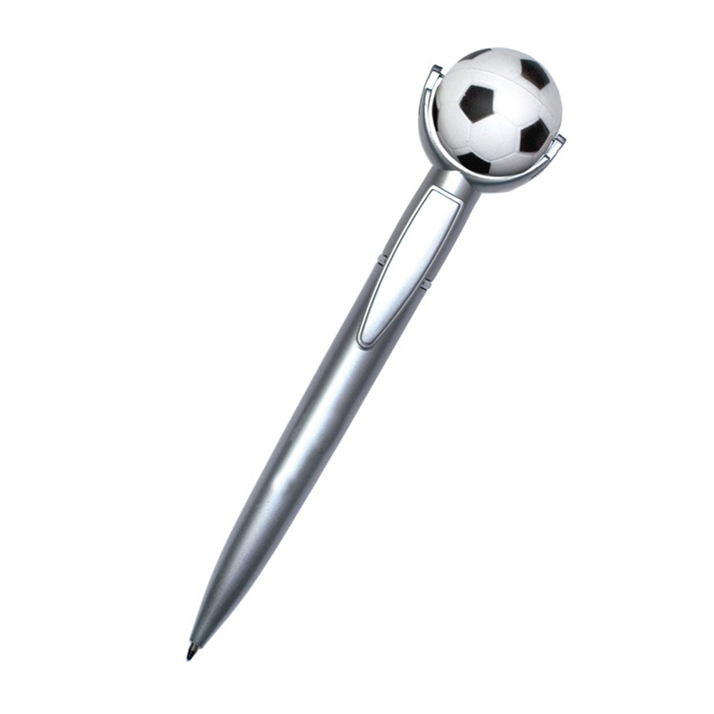 Soccer Ball Squeeze Top Pen Custom Imprinted