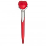 Custom Imprinted Heart Squeeze Top Pen