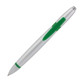 Playa Click-Action Pen - Green Logo Branded