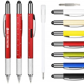 Custom Engraved 6-In-1 Multi Function Tool Pen