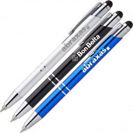 Midnight Metal Stylus Pens with LED Custom Engraved  Midnight Metal Stylus Pens with LED Custom Engraved