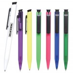Custom Imprinted Click Action Retractable Pen w/ Slanted Plunger
