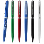 Matte Metallic Deluxe Plastic Twist Pen Custom Engraved