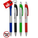 Closeout Click Grip Promo Pen - No Minimum Custom Imprinted