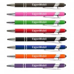 Custom Imprinted Soft-Touch Aluminum Pen w/ Stylus