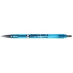 Lusitano Retractable Ballpoint Pen - Light Blue Custom Imprinted