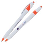 Orange Dart Pen Custom Engraved