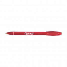 Paper Mate Sport RT Translucent Barrel - Blue Ink - Red Logo Branded