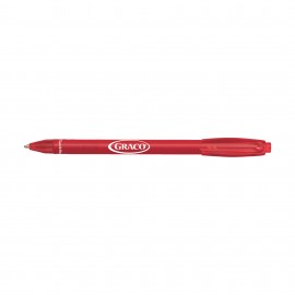 Paper Mate Sport RT Translucent Barrel - Blue Ink - Red Logo Branded