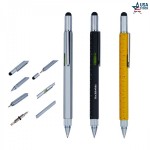 6-in-1 Multi Tool Ruler Pen Logo Branded
