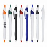 Logo Branded Retractable Plastic Ballpoint Pens