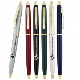 Logo Branded Cooper G Pen with Gold Trim