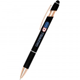 Full Color Ultima Rose Gold Stylus Pen Custom Imprinted