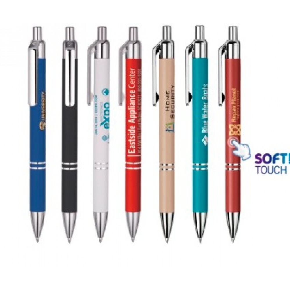 Alamo Metal Soft Pen Logo Branded