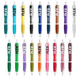 Custom Engraved Translucent Curvaceous Ballpoint