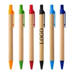 Logo Branded Eco-Friendly Kraft Paper Pen