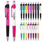 Color Click Plastic Pen Custom Engraved