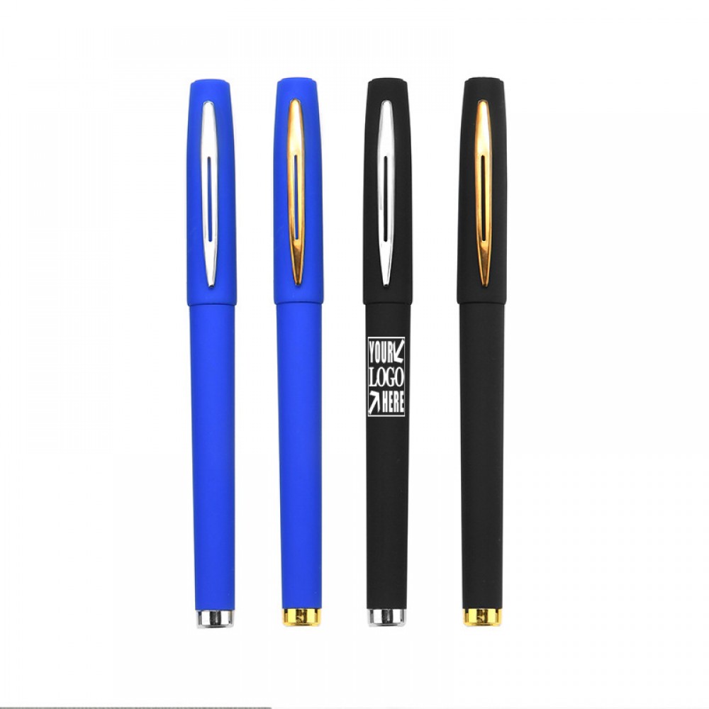 0.5mm Black Ink Roller Ballpoint Pen Custom Engraved