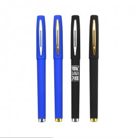 Logo Branded 0.5mm Black Ink Roller Ballpoint Pen