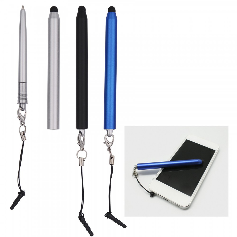 Custom Engraved Stylus with Ballpoint Pen Custom Engraved Stylus with Ballpoint Pen